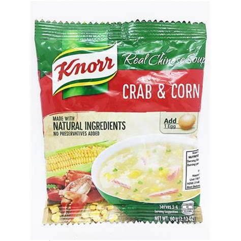 Knorr Instant Soup Crab Corn 60g From Buy Asian Food 4U