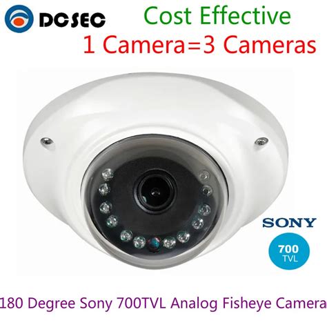 Sony 700TVL 180 grados de ángulo ancho analógico fisheye panorama