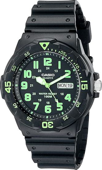 Amazon Co Jp Casio Mens Black Resin Dive Watch Casio