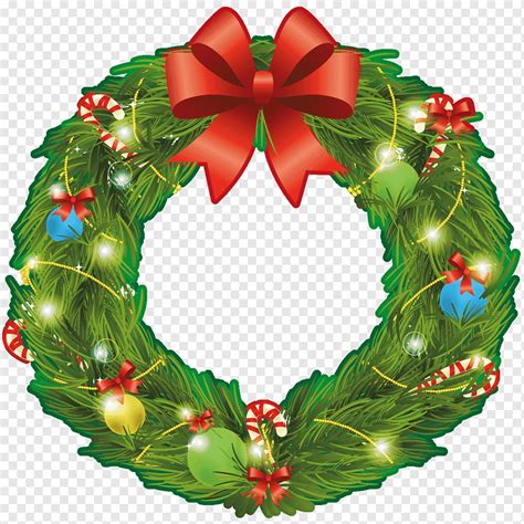 Garland Christmas Wreath Crown Garland Daun Dekorasi Dekorasi Natal