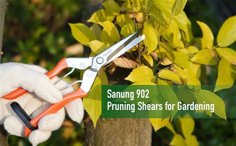 Amazon Sanung Pruning Shears For Gardening Hand Pruner