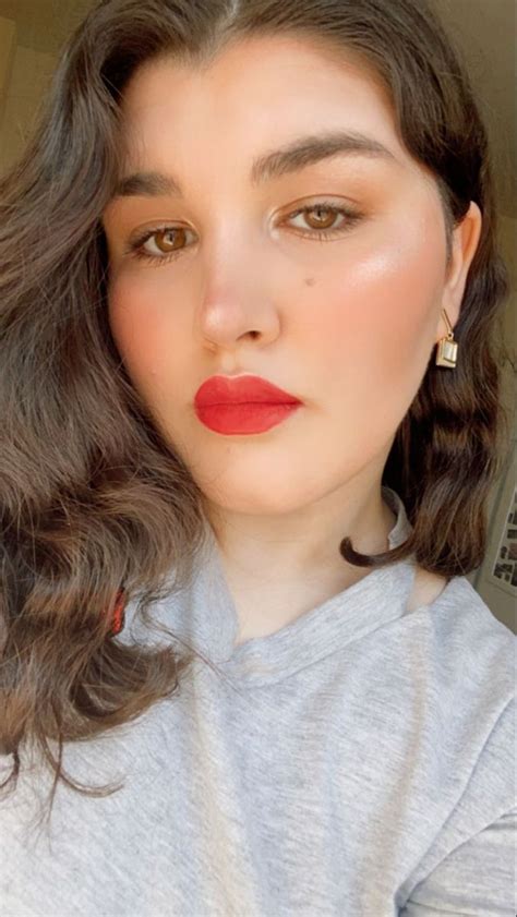 Glow With A Bit Of Red ️ In 2023 Classic Red Lip Classic Red Red Lips