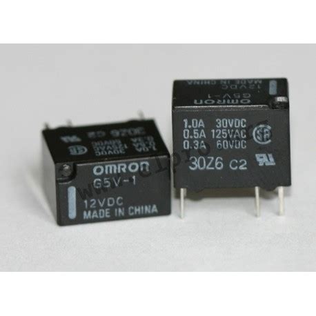 G5V1 12VDC Omron PCB Relays 1A Elpro Elektronik