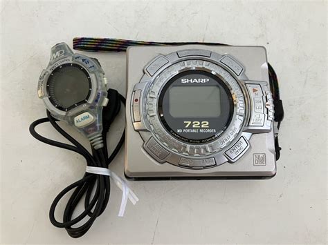 Yahooオークション Sharp Mdポータブルレコーダー Md Ms722 S 中古