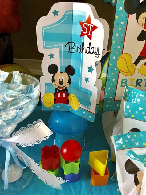 Mickey Mouse Birthday Party Ideas Photo 1 Of 15 Catch My Party