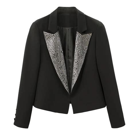 High Street New Fashion Baroque Designer Blazer Jacket Women S