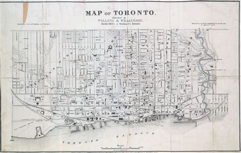 Large Detailed Old Road Map Of Toronto City Vidiani Maps Sexiz Pix