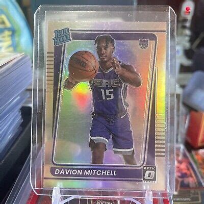 Donruss Optic Davion Mitchell Holo Prizm Rated Rookie Rc