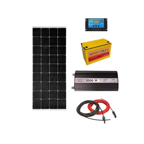 Kit Solar Fotovoltaic Off Grid Solid Volt Invertor 2000W 12V Panou