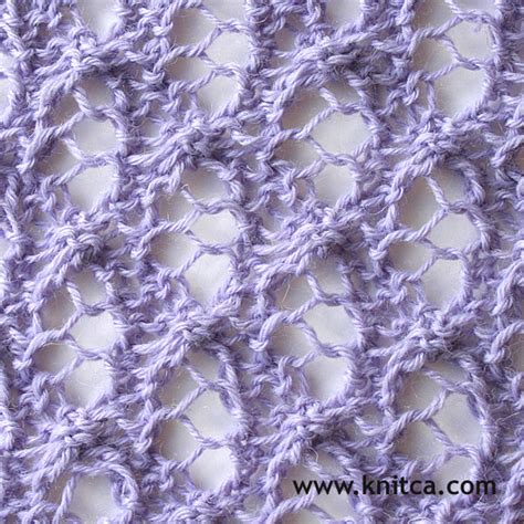 Lace Stitch Pattern Knitca