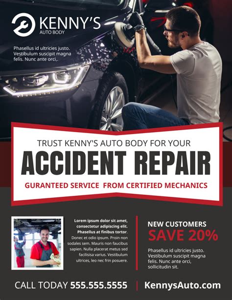 Free Auto Repair Flyer Templates