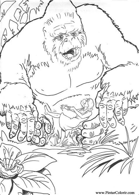 Desenhos De King Kong Para Colorir E Imprimir