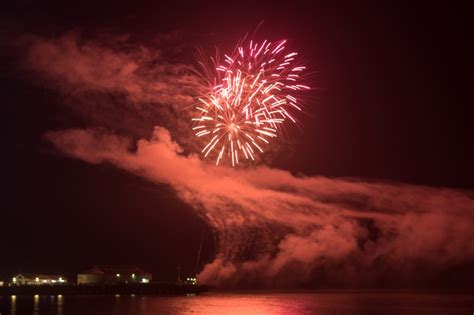 Clacton Pier Beach Photo Firework Display On Pier Clacton Essex