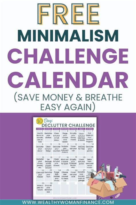 30 Day Declutter Challenge For 2024 Embrace Minimalism With The Free