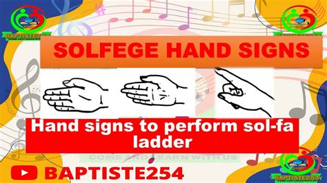 HANDS SIGNS FOr solfa Syllables|| Grade 6 - YouTube