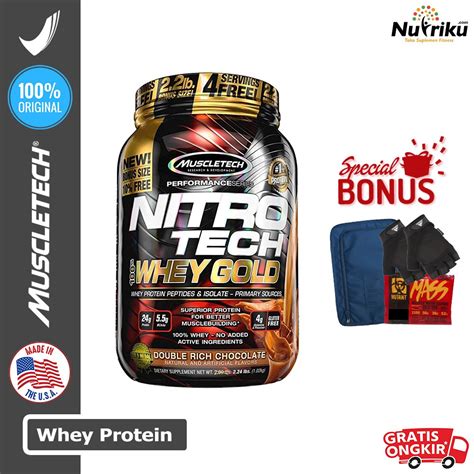 Jual Muscletech Nitrotech Whey Gold Lbs Shopee Indonesia