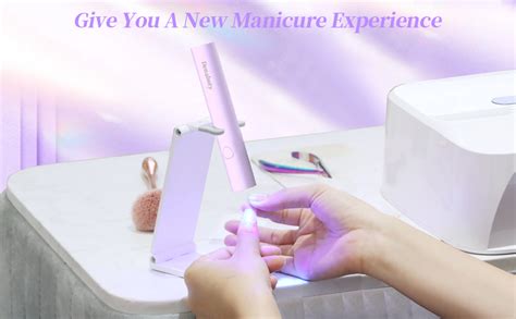 UV Light For Gel Nails Denabuty Mini U V LED Nail Lamp Handheld With