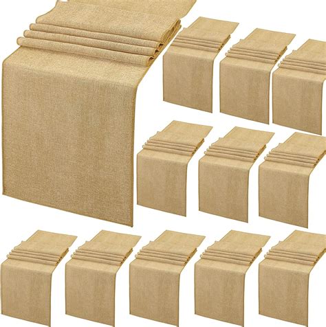 Amazon Burlap Runners For Tables Party Pack Jute Fall Table