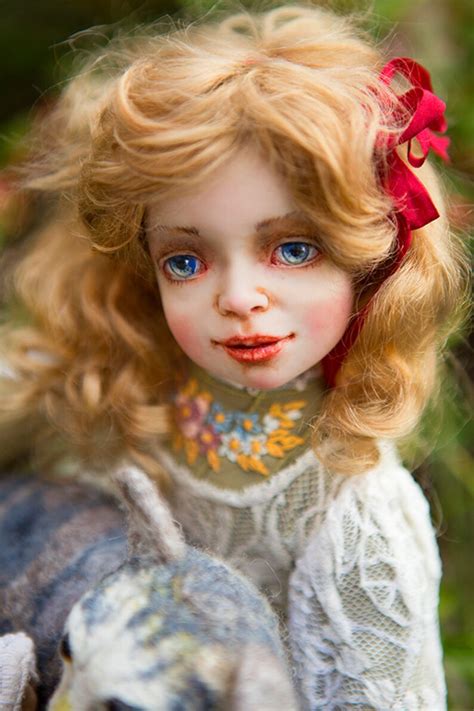 Ooak Art Doll Alice In Wonderland By Elena Etsy