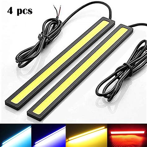 4 Adet Yeni 17cm LED COB G Nd Z Far Su Ge Irmez DC12V Araba I