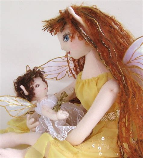 The Fairies Nest Ooak Cloth Dolls And Fiber Fantasies A Fairy Mother