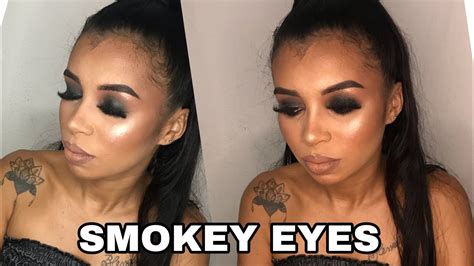 Maquiando Cliente Smokey Eyes Black Youtube