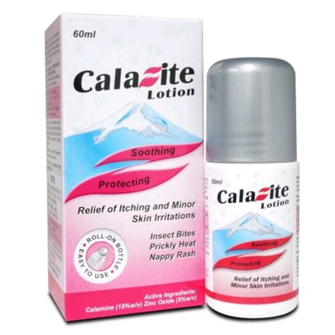 Krim Untuk Ruam Kulit Calazite Calamine Lotion Roll On 60ml Krim Ruam