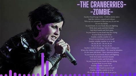 The Cranberries Zombie Lyrics Youtube