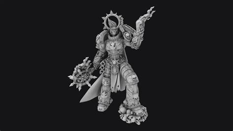 Artstation Gr070 • Female Primarch Lorgar • Warhammer 40k