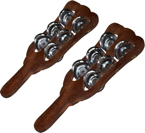 Akshar Tabla Mart Hand Percussion Cymbals 4 Pish Jhika Khanjari