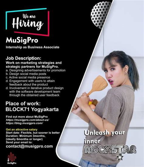 Lowongan Kerja Internship Business Associate Di Musigpro Lokerjogja Id