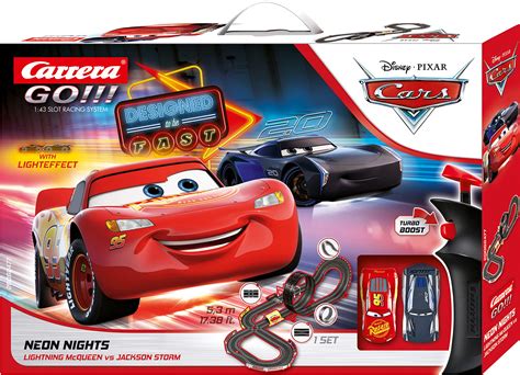 Carrera Go Disney Pixar Cars Neon Nights Electric Slot Car