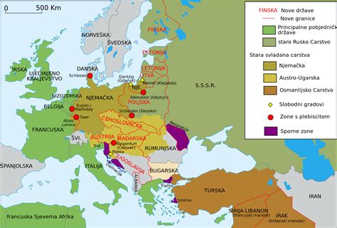 Karta Europe Poljska Karta