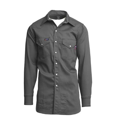 Ixx7ws Lapco 7 Oz Fr Western Shirts 100 Cotton Big And Tall Lutzco Workwear