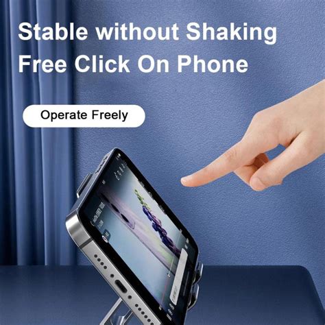 DAMILE 360 Rotation Adjustable Desktop Phone Stand Bracket Folding