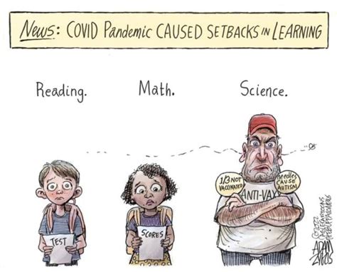 5 cartoons about America's COVID learning gap