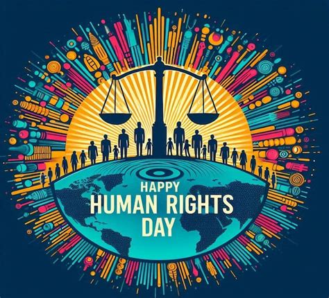 International Human Rights Day Poster Premium Ai Generated Image