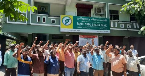 salem grama bank employees protest time news