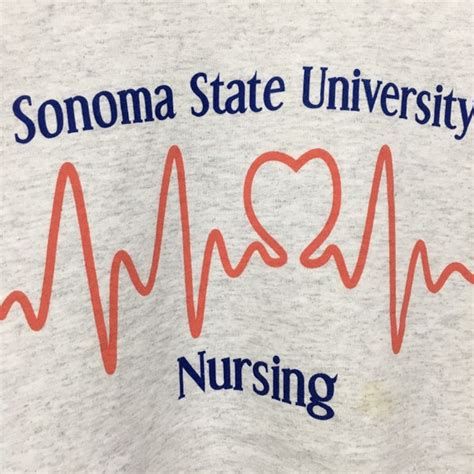 Rare! Sonoma State University Nursing Vintage Big Log… - Gem