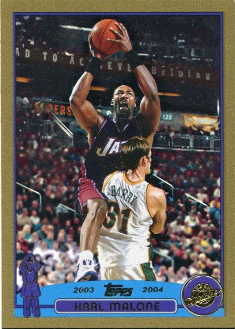 Topps Gold Karl Malone Trading Card Database