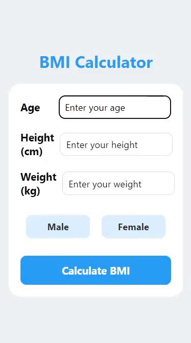 Create A BMI Calculator App Using React Native GeeksforGeeks