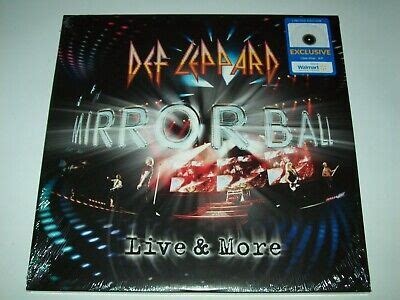 DEF LEPPARD Mirror Ball Live More 3 LP Clear Vinyl Walmart Exclusive