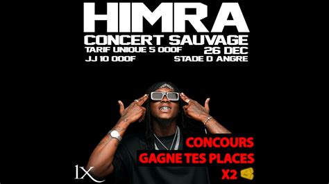 CONCOURS Gagne Tes Places Pour Le Concert SAUVAGE De HIMRA Dans Une