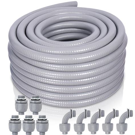 Buy Feotech Liquid Tight Conduit And Connector Kit Inch Ft Non