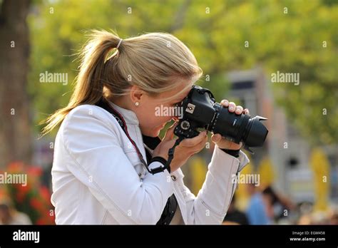 Amateur Photographer Stock Photo Alamy