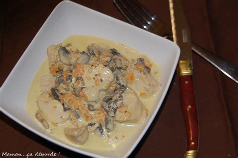 Fricassée De Poulet à La Crème De Roquefort Maman ça Déborde