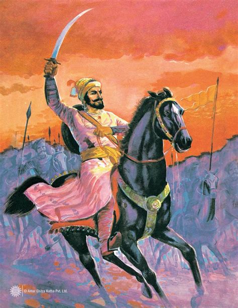 Shivaji Canvas Print Amar Chitra Katha Canvas Prints Warriors Wallpaper Shivaji Maharaj