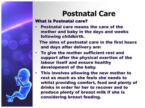 Birth Antenatal And Postnatal Care Ppt Download