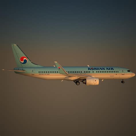 B738 KAL 3D Model $55 - .max - Free3D