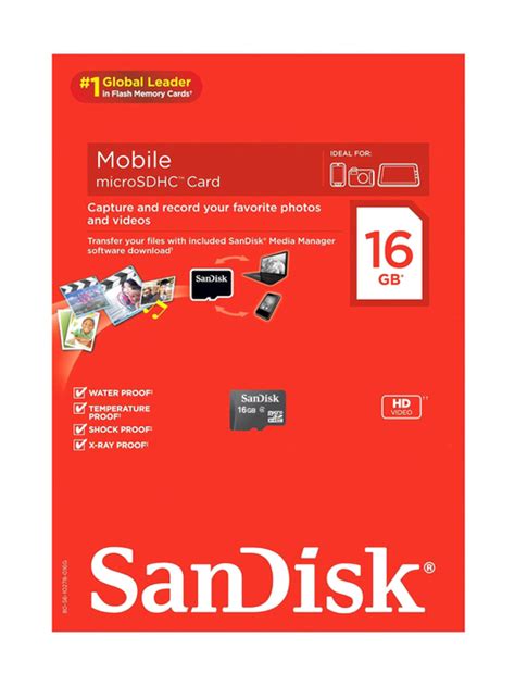 Sandisk Sdsdqm 016g B35 Memory Card Black At Tataunistore